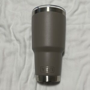 YETI Tumbler in Matte Gray and Silver
